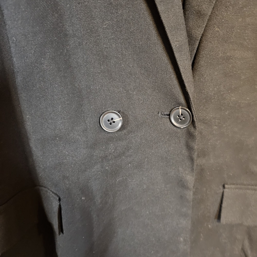 Abercrombie & Fitch Oversized Blazor Mini Jacket Dress Business Button Down - Picture 4 of 8